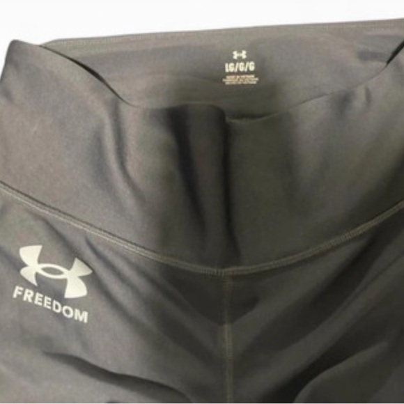 Under Armour Women's Freedom Gray Leggings - Picture 2 of 4
